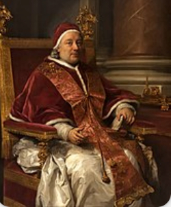 Portrait du Pape Benoît XIV