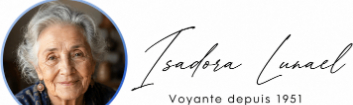 Signature d'Isadora Lunael, voyante depuis 1951