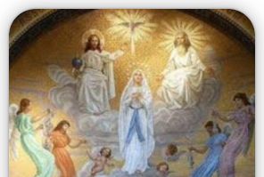 Fresque de saints dans la gloire céleste